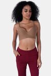 Soie Padded Non-Wired Medium Coverage T-Shirt Bra - Choco Malt — thumbnail 4